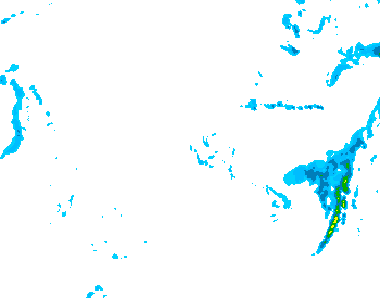 GDPS precipitation 222 hour forecast chart for Canada based on 2025/11/23 1200Z data