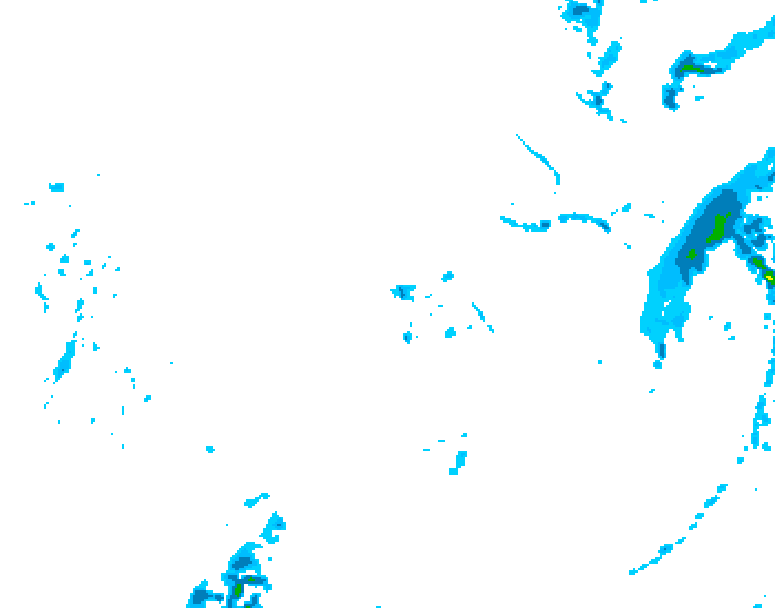 GDPS precipitation 234 hour forecast chart for Canada based on 2025/11/23 1200Z data