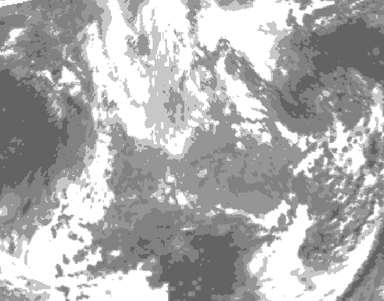 GDPS total cloud 144 hour forecast chart for Canada based on 2025/11/23 1200Z data