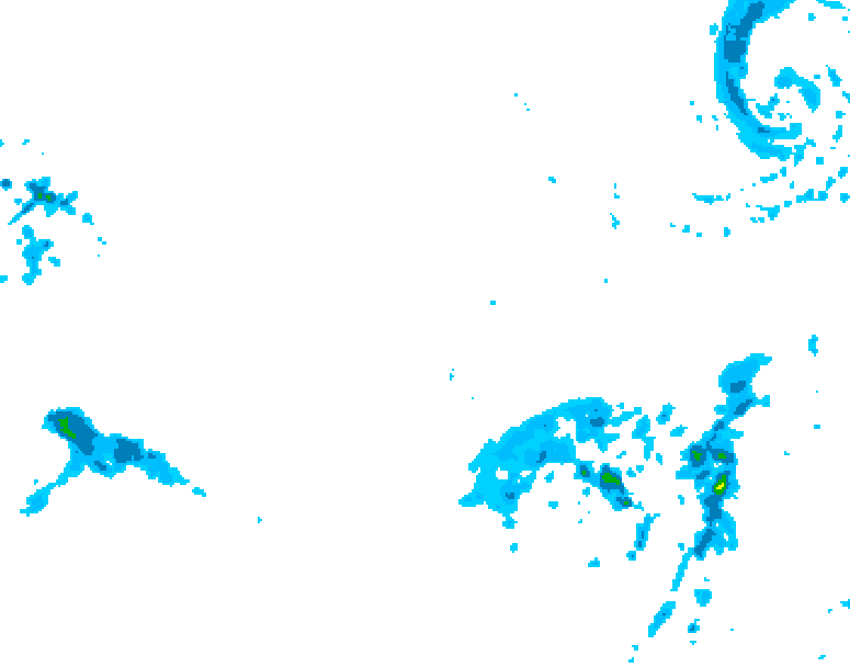 GDPS precipitation 072 hour forecast chart for Canada based on 2025/11/24 0000Z data
