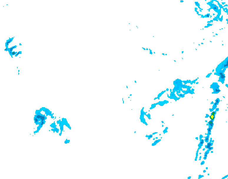 GDPS precipitation 096 hour forecast chart for Canada based on 2025/11/24 0000Z data