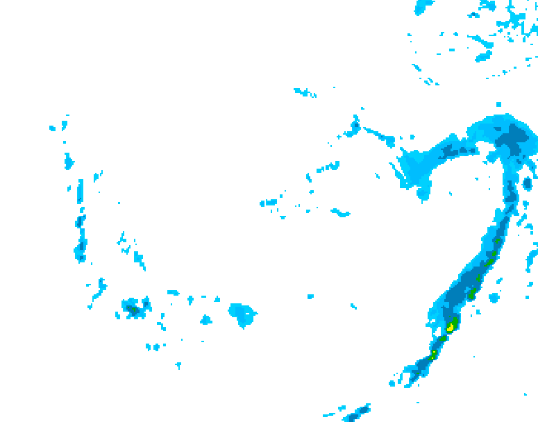 GDPS precipitation 204 hour forecast chart for Canada based on 2025/11/24 0000Z data
