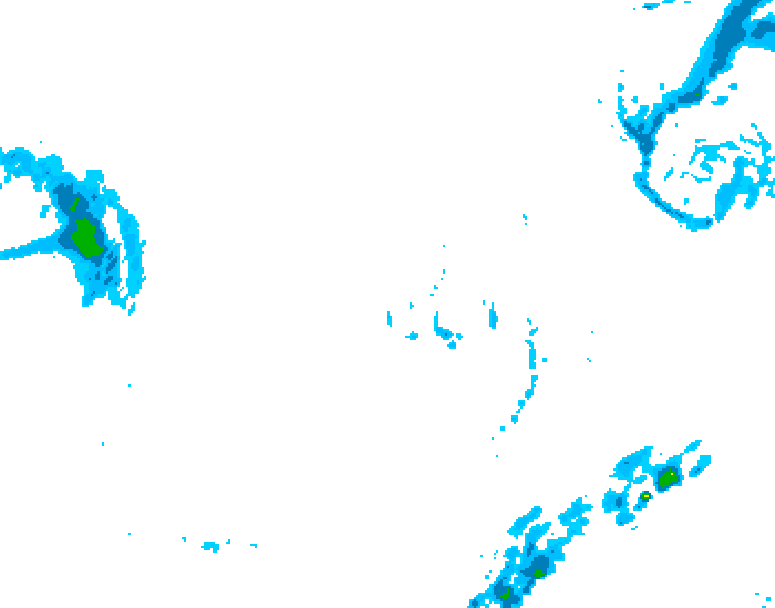 GDPS precipitation 234 hour forecast chart for Canada based on 2025/11/24 0000Z data
