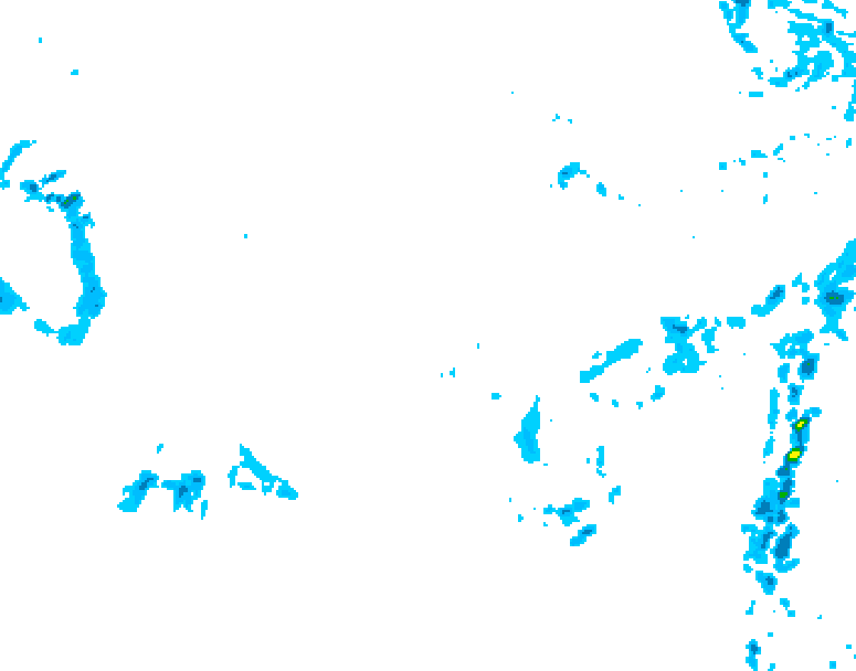 GDPS precipitation 084 hour forecast chart for Canada based on 2025/11/24 1200Z data