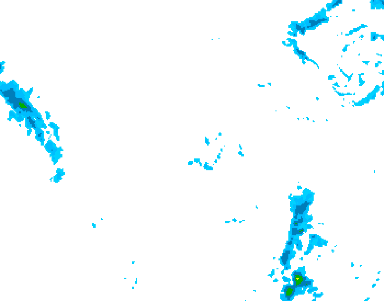 GDPS precipitation 156 hour forecast chart for Canada based on 2025/11/24 1200Z data