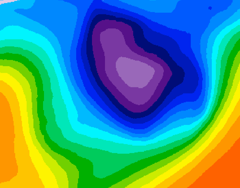 GDPS 500 millibar geopotential height 168 hour forecast chart for Canada based on 2025/11/25 1200Z data