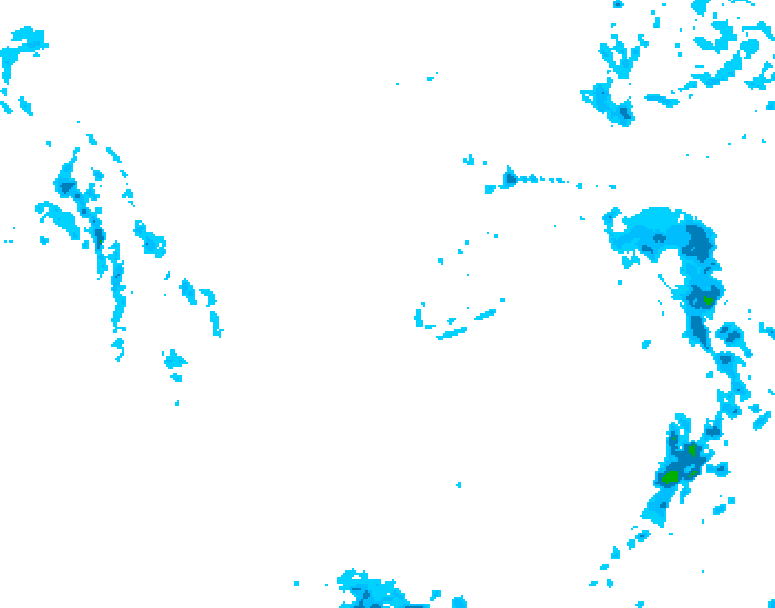 GDPS precipitation 168 hour forecast chart for Canada based on 2025/11/25 0000Z data