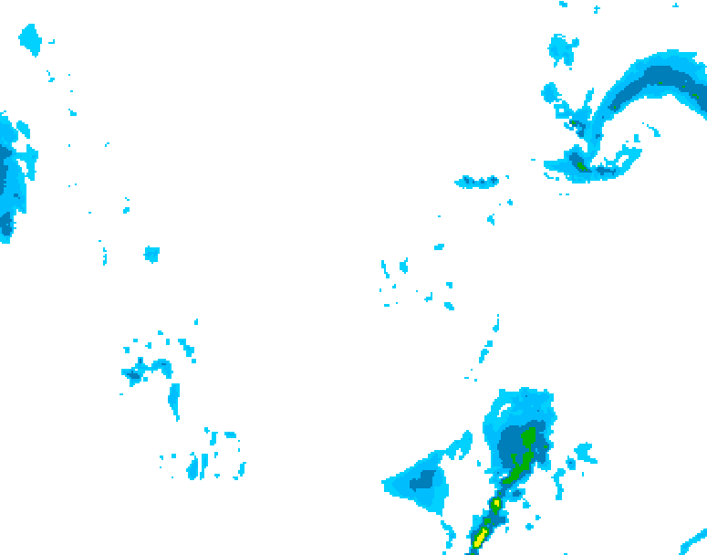 GDPS precipitation 192 hour forecast chart for Canada based on 2025/11/25 0000Z data
