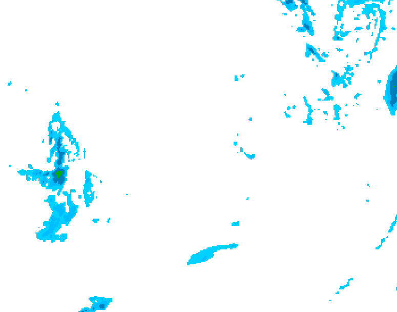 GDPS precipitation 234 hour forecast chart for Canada based on 2025/11/25 0000Z data