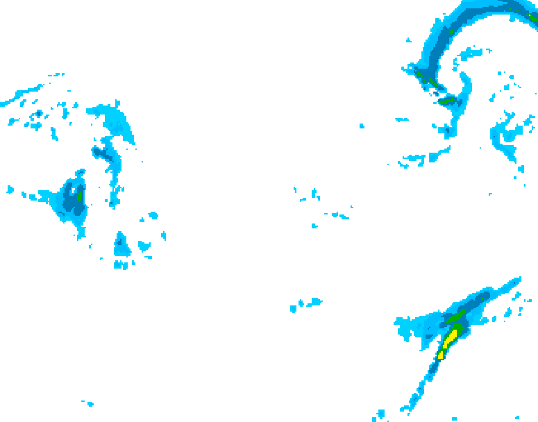 GDPS precipitation 198 hour forecast chart for Canada based on 2025/11/25 1200Z data