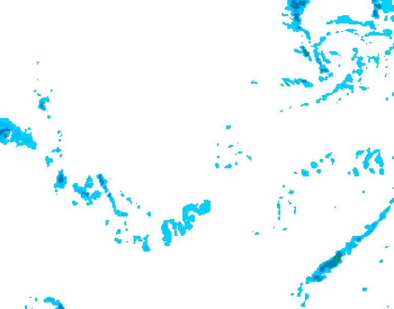 GDPS precipitation 222 hour forecast chart for Canada based on 2025/11/25 1200Z data