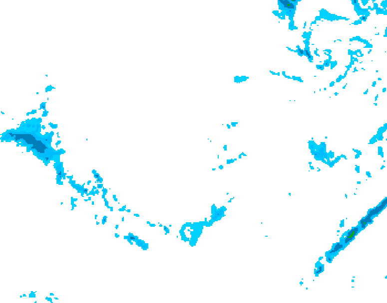 GDPS precipitation 228 hour forecast chart for Canada based on 2025/11/25 1200Z data