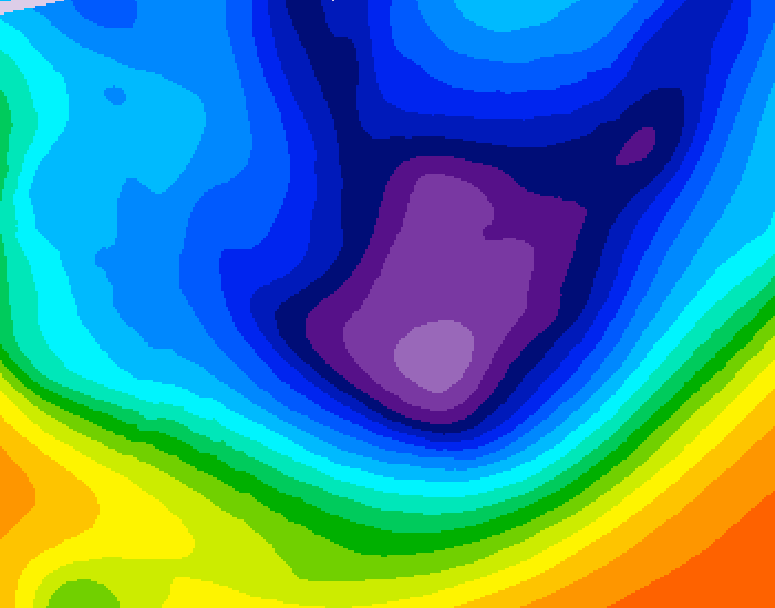 GDPS 500 millibar geopotential height 210 hour forecast chart for Canada based on 2025/11/26 0000Z data