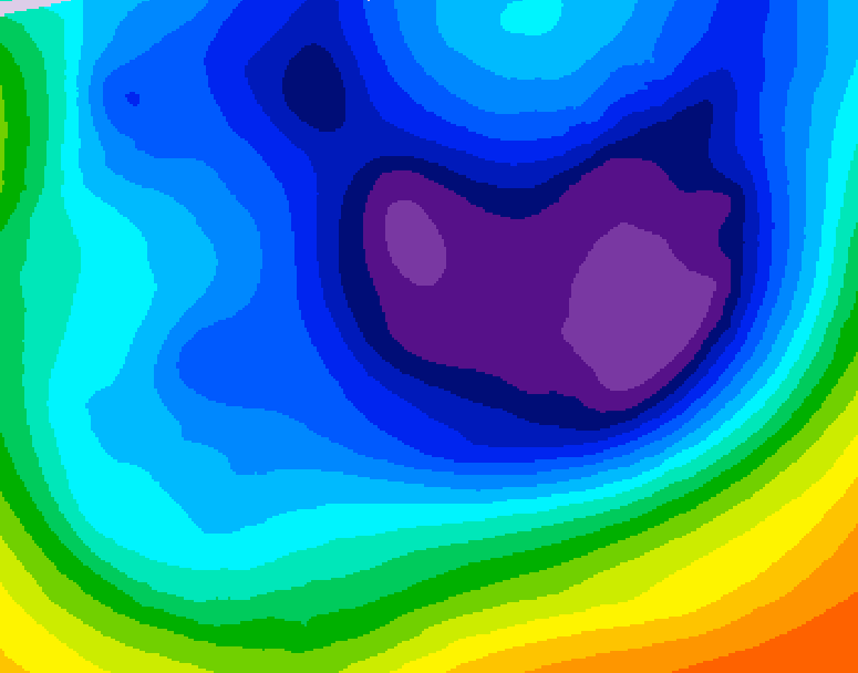 GDPS 500 millibar geopotential height 240 hour forecast chart for Canada based on 2025/11/26 0000Z data