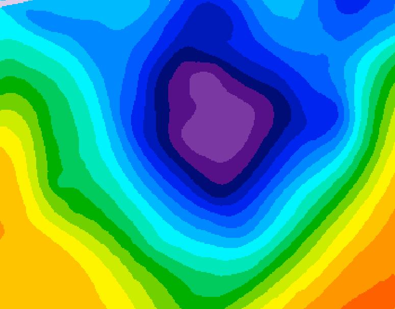 GDPS 500 millibar geopotential height 144 hour forecast chart for Canada based on 2025/11/26 1200Z data