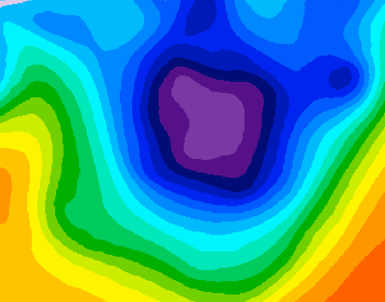 GDPS 500 millibar geopotential height 156 hour forecast chart for Canada based on 2025/11/26 1200Z data