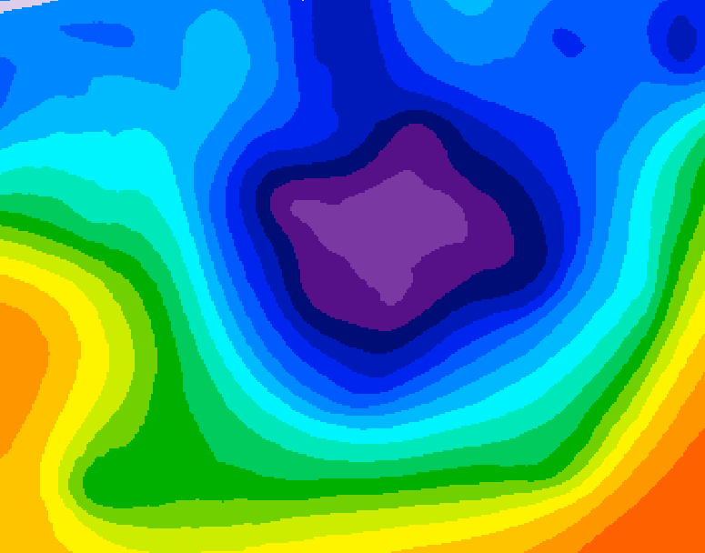GDPS 500 millibar geopotential height 174 hour forecast chart for Canada based on 2025/11/26 1200Z data