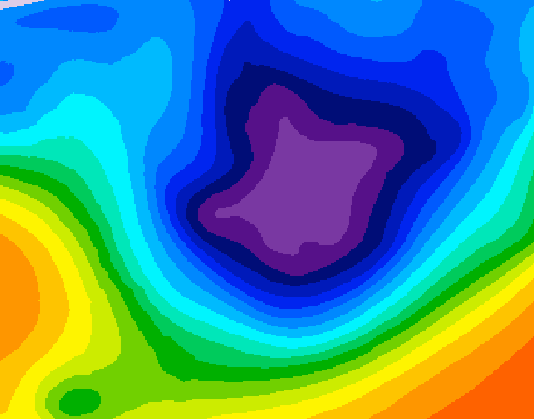 GDPS 500 millibar geopotential height 192 hour forecast chart for Canada based on 2025/11/26 1200Z data