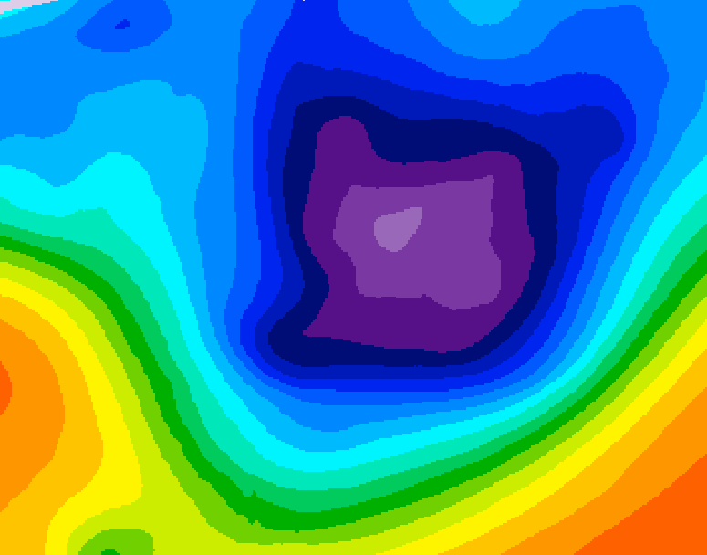 GDPS 500 millibar geopotential height 204 hour forecast chart for Canada based on 2025/11/26 1200Z data