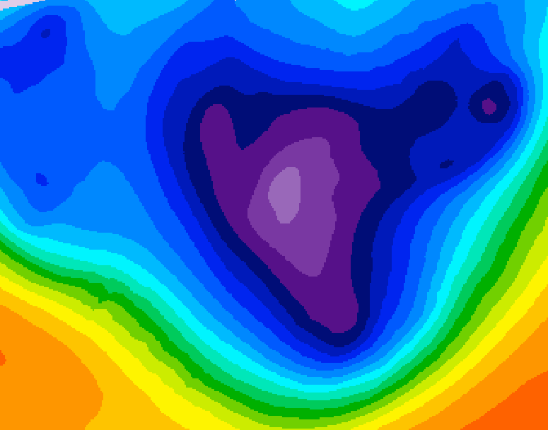 GDPS 500 millibar geopotential height 234 hour forecast chart for Canada based on 2025/11/26 1200Z data