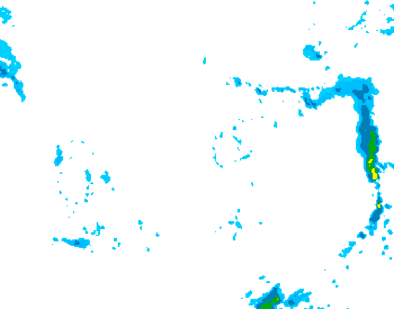GDPS precipitation 156 hour forecast chart for Canada based on 2025/11/26 0000Z data