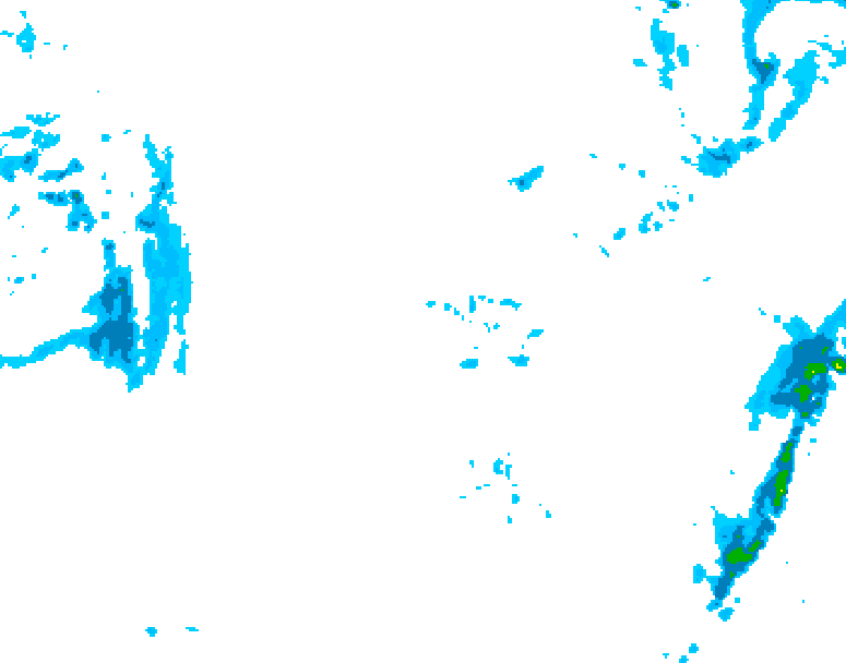 GDPS precipitation 186 hour forecast chart for Canada based on 2025/11/26 0000Z data