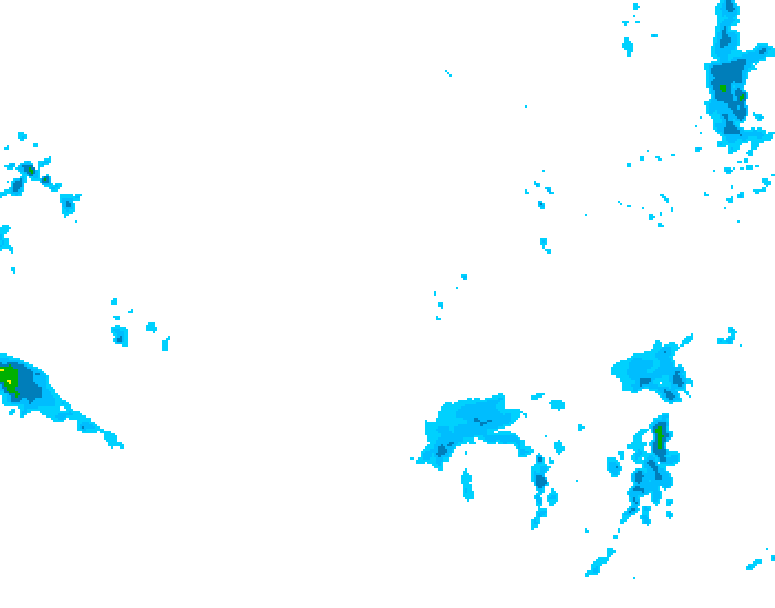 GDPS precipitation 006 hour forecast chart for Canada based on 2025/11/26 1200Z data
