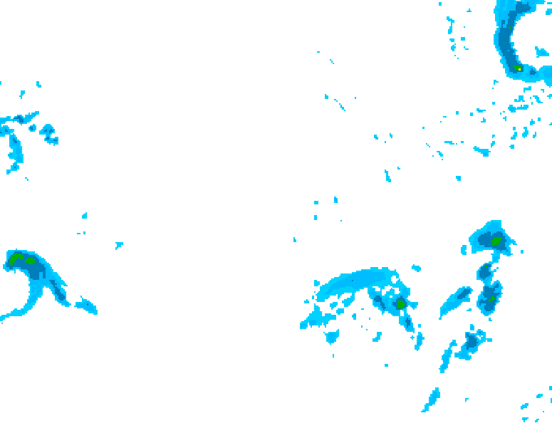 GDPS precipitation 012 hour forecast chart for Canada based on 2025/11/26 1200Z data