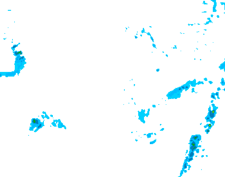GDPS precipitation 036 hour forecast chart for Canada based on 2025/11/26 1200Z data