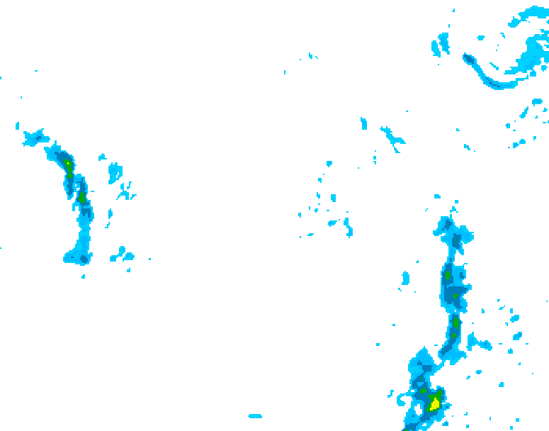 GDPS precipitation 120 hour forecast chart for Canada based on 2025/11/26 1200Z data