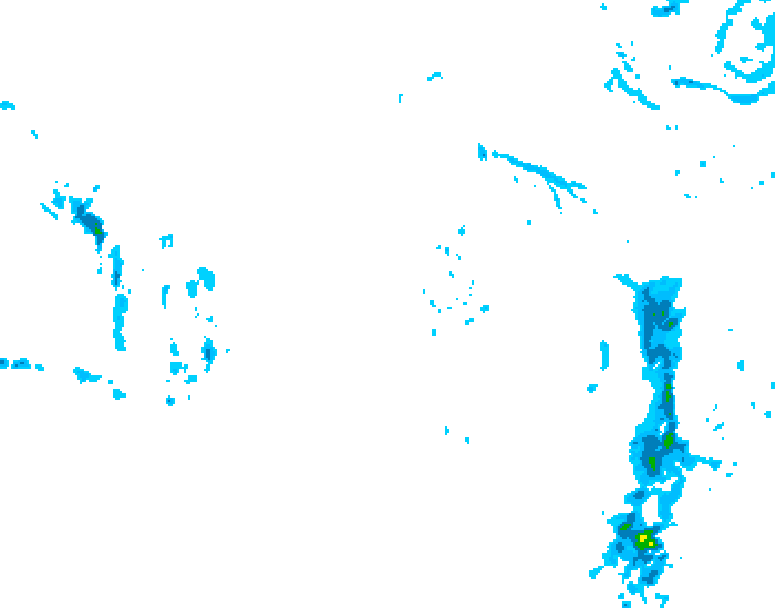 GDPS precipitation 126 hour forecast chart for Canada based on 2025/11/26 1200Z data