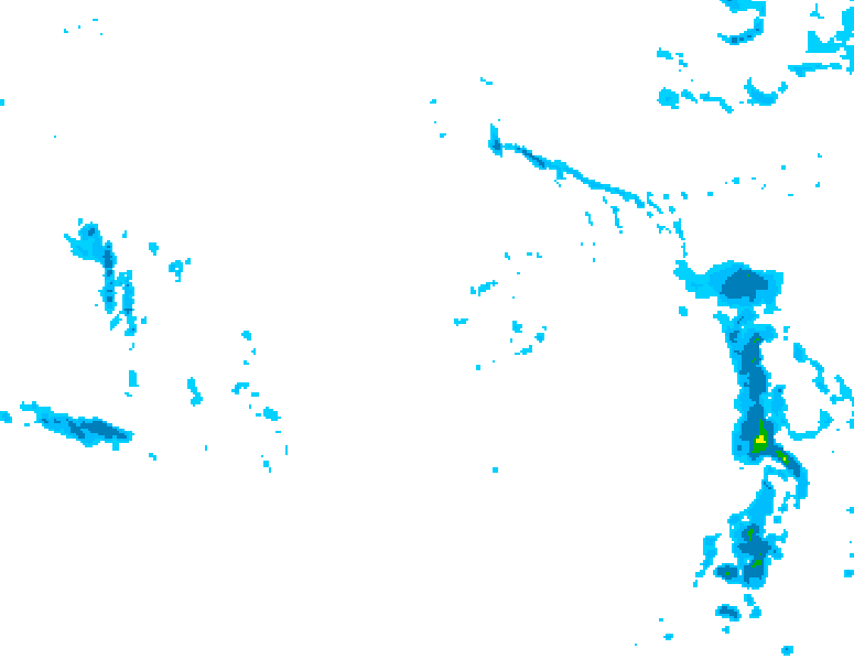 GDPS precipitation 132 hour forecast chart for Canada based on 2025/11/26 1200Z data