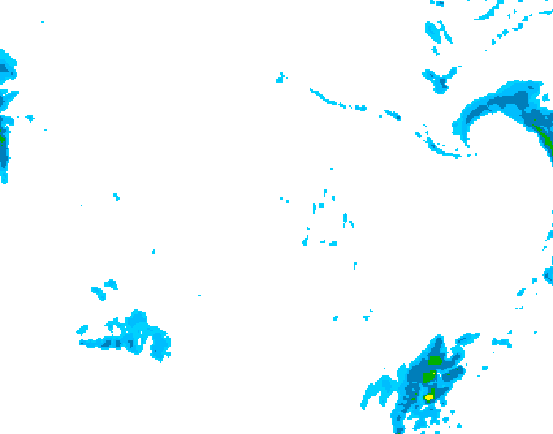 GDPS precipitation 150 hour forecast chart for Canada based on 2025/11/26 1200Z data