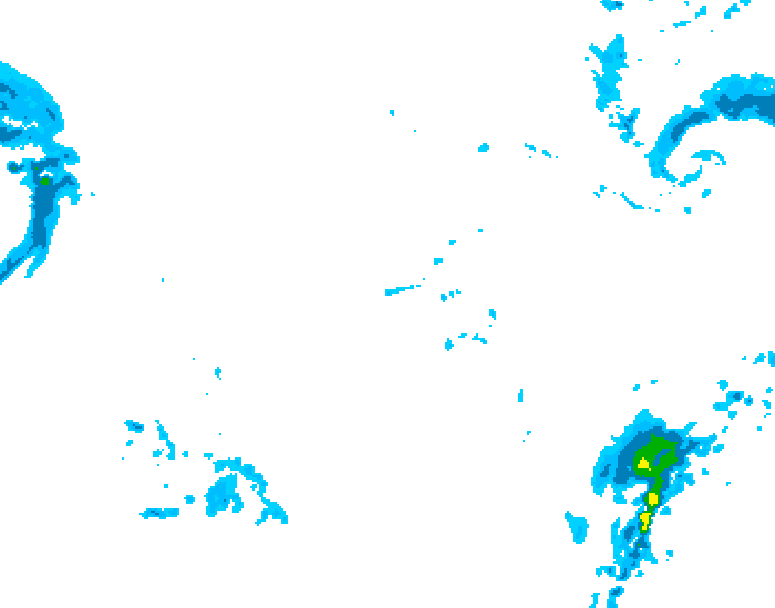 GDPS precipitation 156 hour forecast chart for Canada based on 2025/11/26 1200Z data