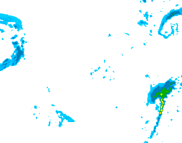 GDPS precipitation 162 hour forecast chart for Canada based on 2025/11/26 1200Z data