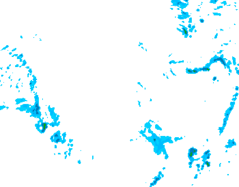 GDPS precipitation 222 hour forecast chart for Canada based on 2025/11/26 1200Z data