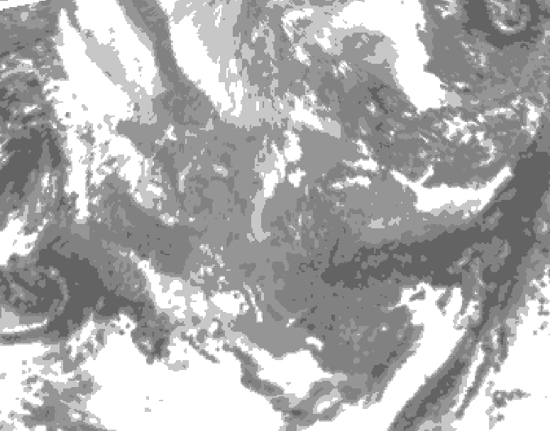 GDPS total cloud 024 hour forecast chart for Canada based on 2025/11/26 1200Z data