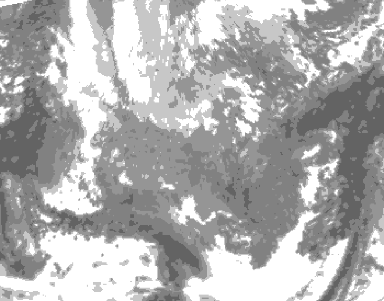 GDPS total cloud 054 hour forecast chart for Canada based on 2025/11/26 1200Z data