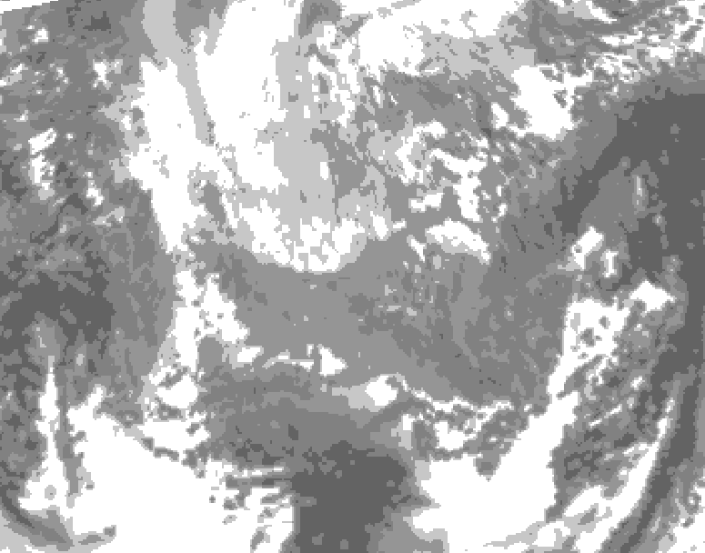 GDPS total cloud 066 hour forecast chart for Canada based on 2025/11/26 1200Z data