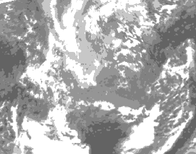 GDPS total cloud 078 hour forecast chart for Canada based on 2025/11/26 1200Z data