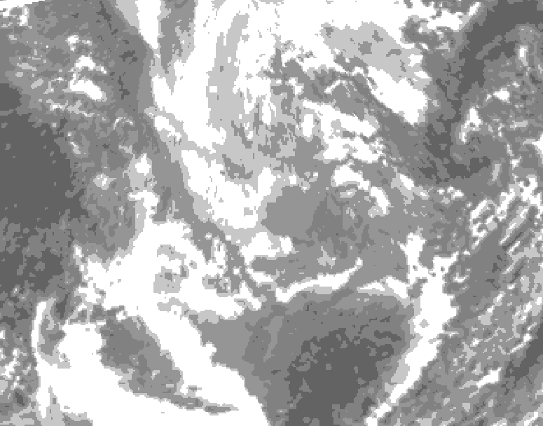 GDPS total cloud 090 hour forecast chart for Canada based on 2025/11/26 1200Z data