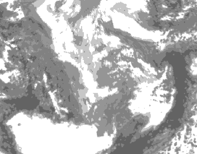 GDPS total cloud 138 hour forecast chart for Canada based on 2025/11/26 1200Z data