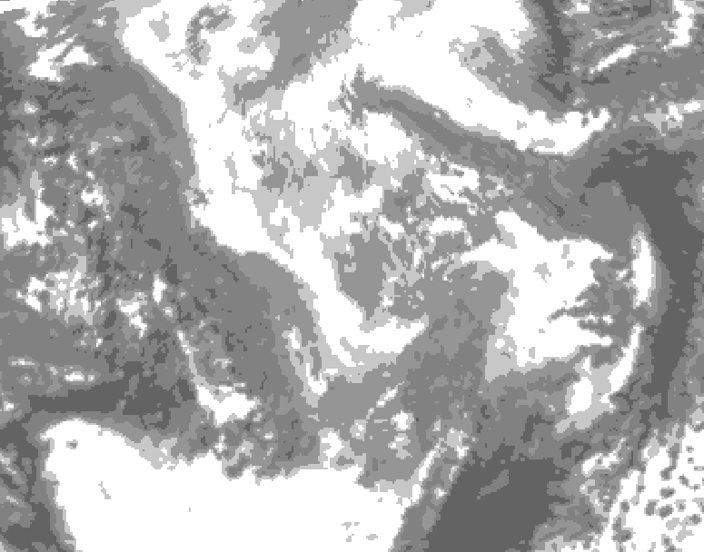 GDPS total cloud 144 hour forecast chart for Canada based on 2025/11/26 1200Z data