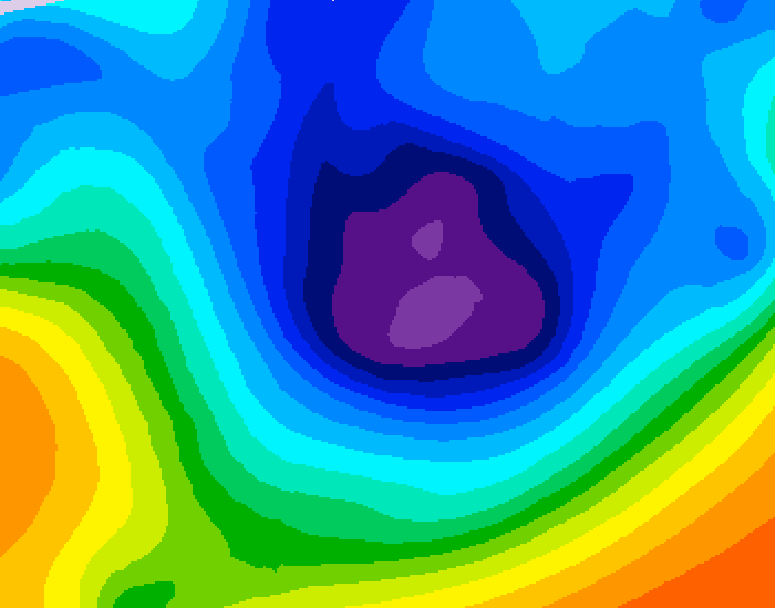 GDPS 500 millibar geopotential height 168 hour forecast chart for Canada based on 2025/11/27 1200Z data