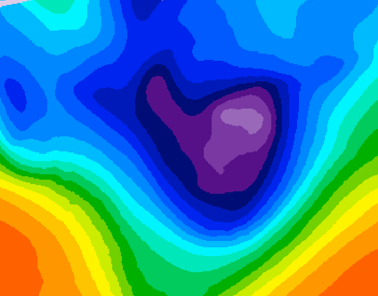 GDPS 500 millibar geopotential height 210 hour forecast chart for Canada based on 2025/11/27 1200Z data