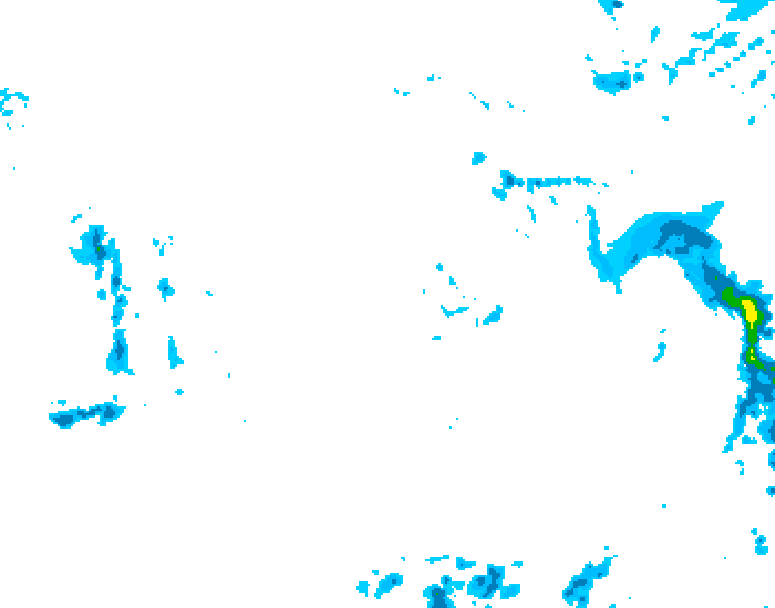 GDPS precipitation 120 hour forecast chart for Canada based on 2025/11/27 0000Z data
