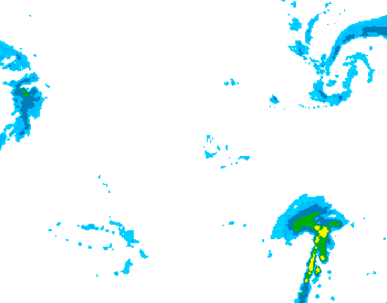 GDPS precipitation 144 hour forecast chart for Canada based on 2025/11/27 0000Z data