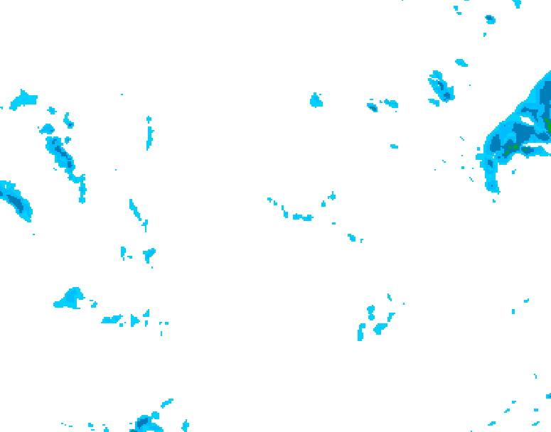 GDPS precipitation 180 hour forecast chart for Canada based on 2025/11/27 0000Z data