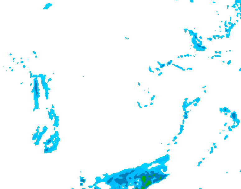 GDPS precipitation 216 hour forecast chart for Canada based on 2025/11/27 0000Z data