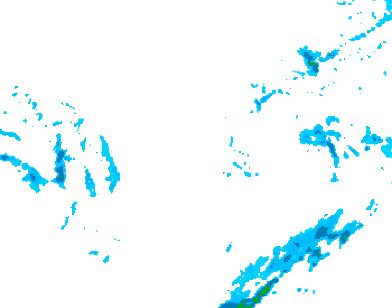 GDPS precipitation 228 hour forecast chart for Canada based on 2025/11/27 0000Z data